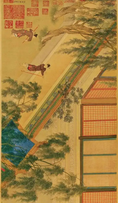 中国十大传世名画----《汉宫春晓图》 "吴门四子"仇英巅峰之作