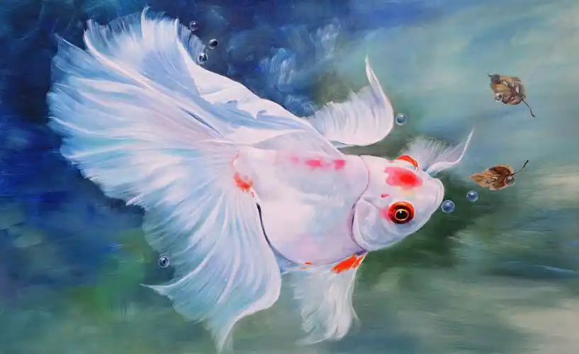   作品名称 刘卉 鱼 04 作品分类 油画 售价 议价 年代 2016 尺寸