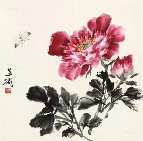 花开妍丽 王雪涛画的牡丹一绝(一)