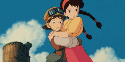 如果说治愈系,那再也没有比吉卜力电影中的拥抱与牵手更治愈的了.