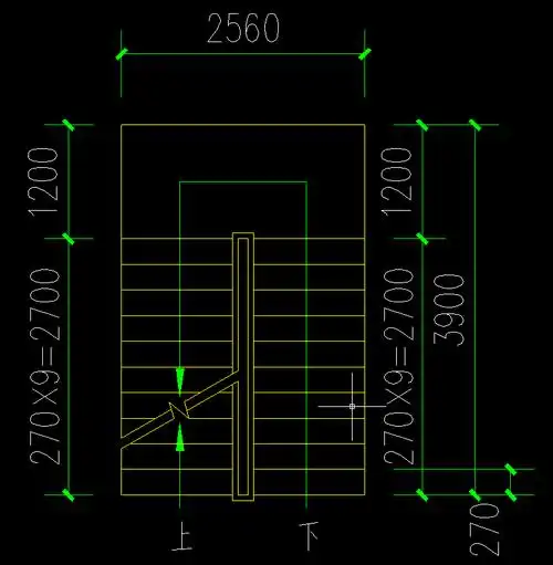 天正为什么用楼梯标注会出现270*9=2700