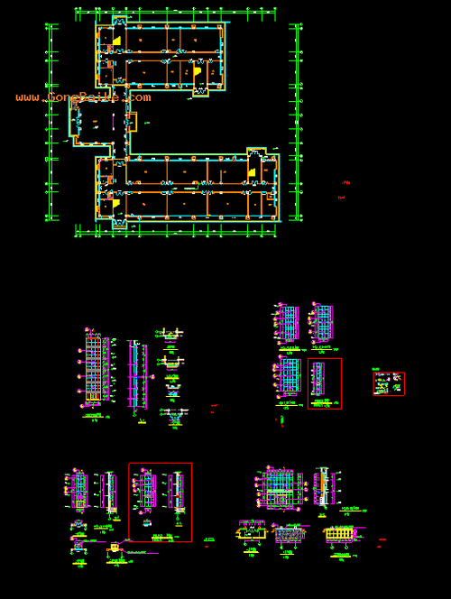 成教部教学实验楼竣工图