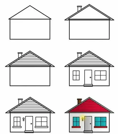 屋子简笔画怎么画 简笔画小屋怎么画