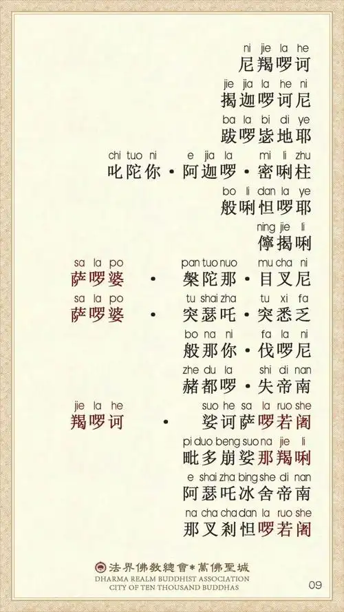 《楞严咒》注音版