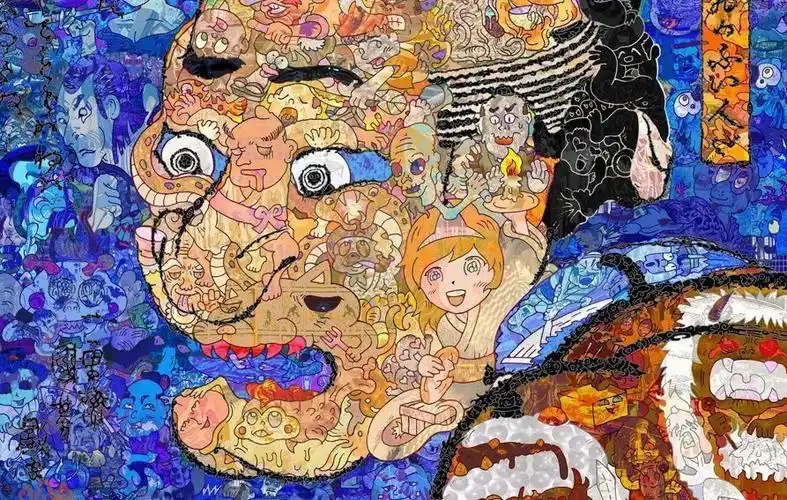 超复杂的画中画一幅画由200多个人物组成能看上一整天