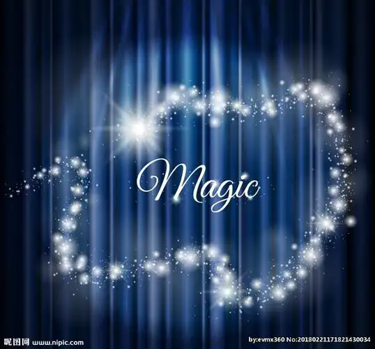 梦幻魔法背景矢量图片