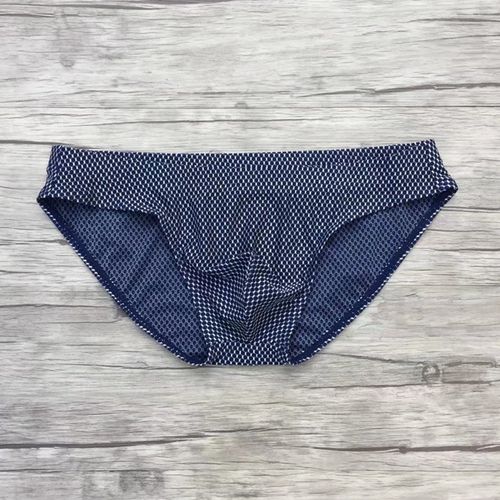 内裤braveperson无畏船长男士三角提花冰丝低腰三角裤男三角内裤