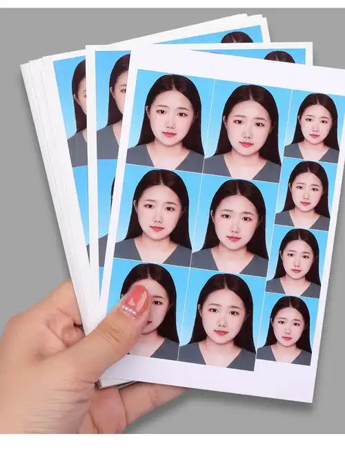 天高背胶相纸a4背胶彩喷纸6寸大头贴不干胶135g喷墨打印高光照片纸rc6