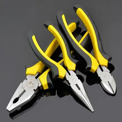 hold工具钢丝钳子老虎钳子克丝钳尖嘴钳斜嘴钳电工钳6寸7寸8寸