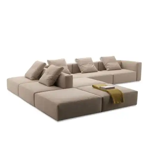 布艺沙发北欧自由组合现代简约休闲家用客厅大小户型可拆洗整装