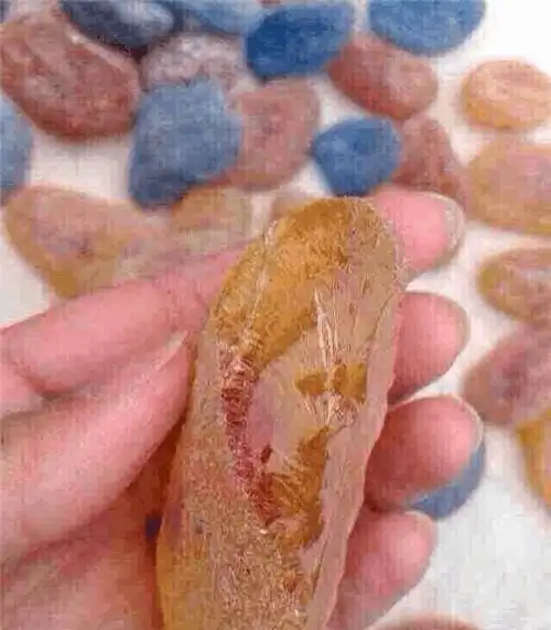 看你的手里的琥珀原石是不是它——马丽散!