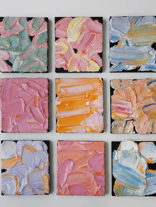 visualdesign艺术色彩的肌理颜料的痕迹