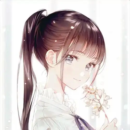 可爱乖巧系动漫女生头像