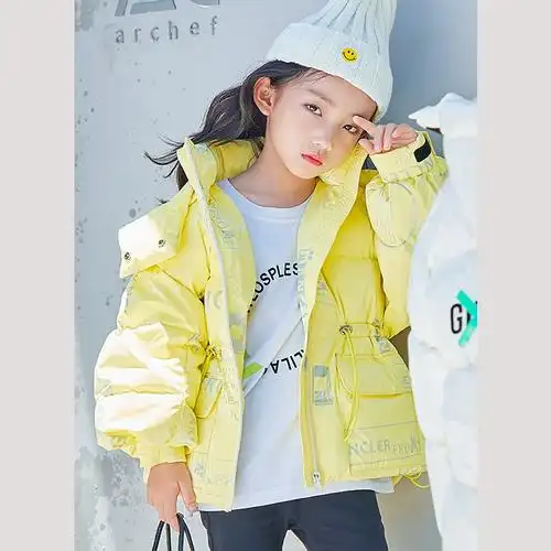 加厚保暖外套女孩中大童洋气面包服冬装 - 童装/婴儿装/亲子装 - 备货