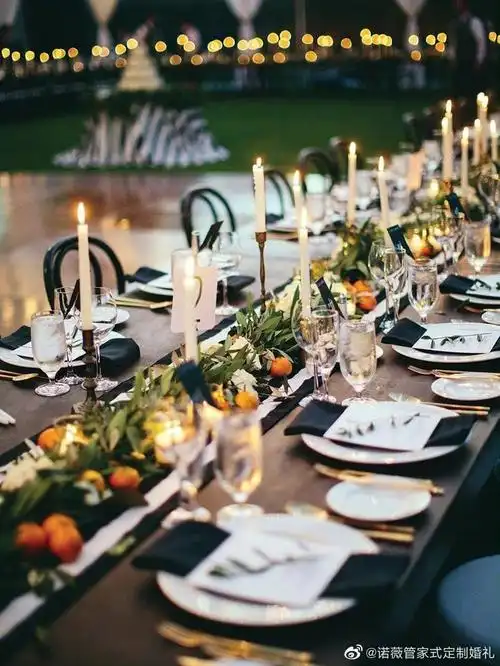 婚礼餐桌布置篇
