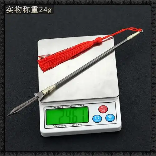 水浒传影视周边兵器卢俊义长枪麒麟黄金金属武器游戏