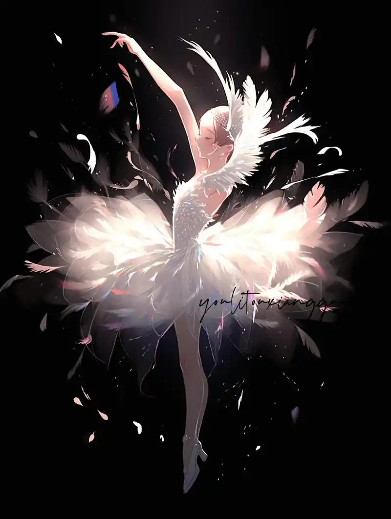 跳芭蕾舞的女孩.#梦幻星空  #动漫少女  #这个画面我幻想 - 抖音