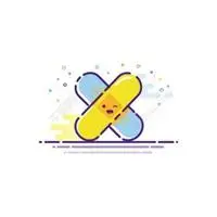 卡通创口贴表情包_微信头像图片大全