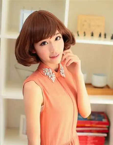 短发梨花头发型图片大全