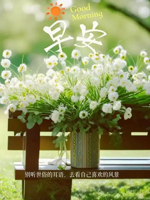 100句早安问候祝福语,一句话简短早安吉祥祝福文案说说
