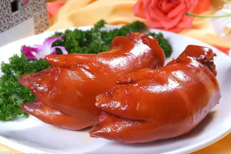 陕西特产三原宴友思五香猪蹄300克新货猪手猪耳朵真空包装2袋包邮