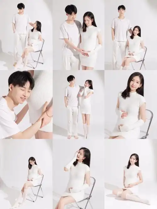 纯欲孕妇照拍照姿势60