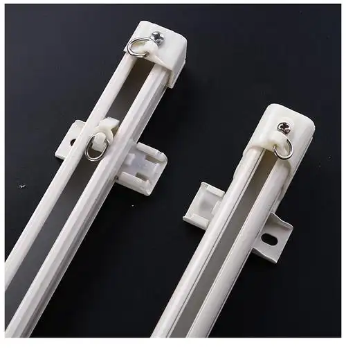 窗帘轨道安装码直轨弯轨顶装码固定支架卡扣老式侧装顶装厂家直销