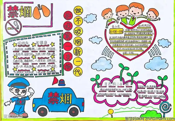 禁止吸烟手抄报内容