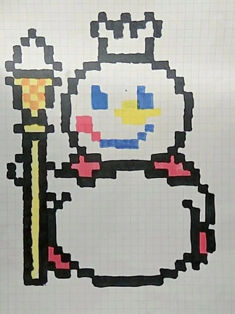 方格画  自己画的 不喜勿喷