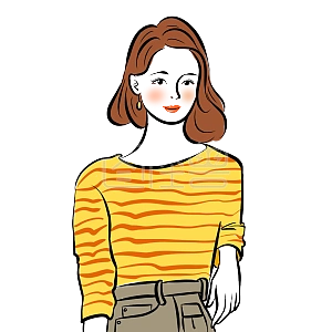 图怪兽原创元素  卡通  穿搭  女性 人物 时尚 女人 女孩