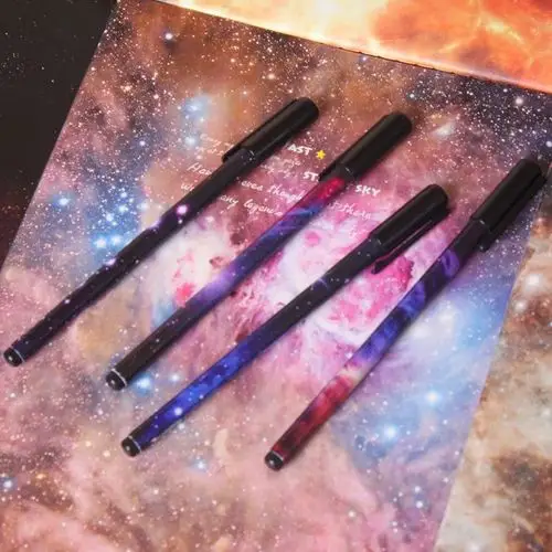 批发价 星空系列中性笔 出水黑色 0.35mm 韩国创意 可爱学生文具