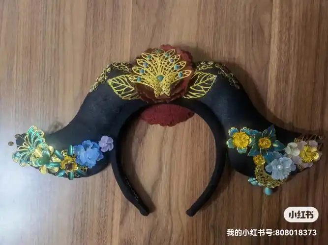 旗头发箍准备材料