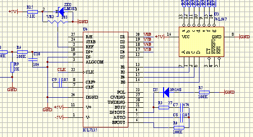 求助:7135零输入显示5个字