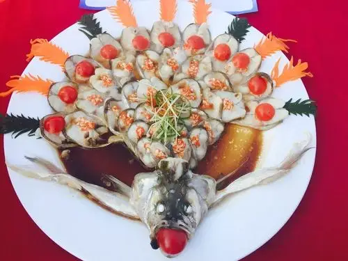 比赛鱼类造型菜,鱼比赛高端造型菜_大山谷图库