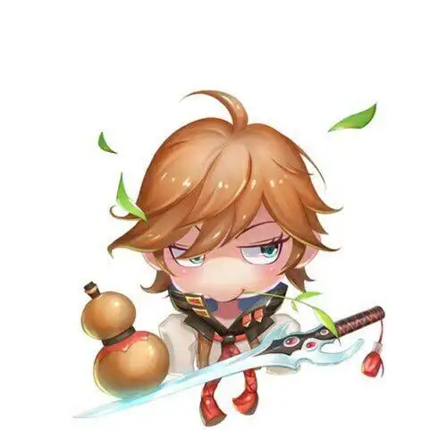 q版王者荣耀头像李白 王者荣耀英雄头像q版 李白