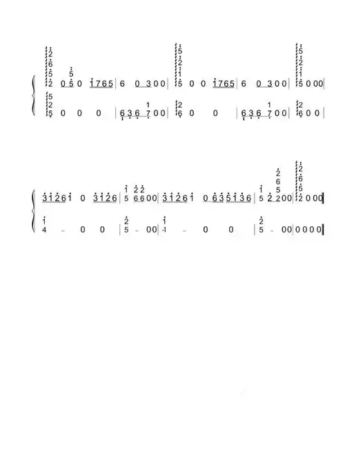 《元气少女缘结神ost3》双手简谱～93_简谱_元气少女_钢琴_娱乐