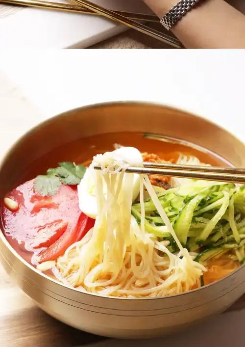 金刚山冷面 朝鲜族韩国冷面东北朝鲜酸甜荞麦延吉冷面 小麦*2包 荞麦*