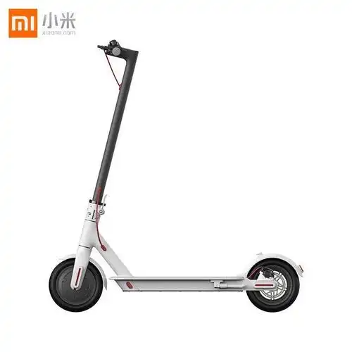 小米米家电动滑板车1s迷你电动车折叠代步车锂电池电瓶车白色视频