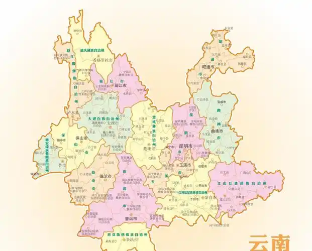 云南省也曾有广西府,广西县,与今广西相邻?