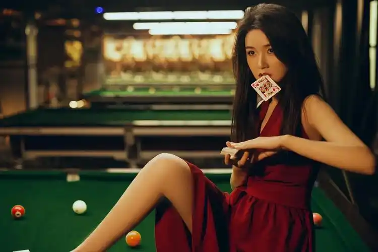 港风复古写真邱淑贞台球写真