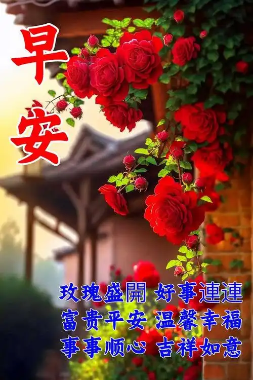 漂亮的早安图片暖心祝福语,温馨的早安问候语祝福图片