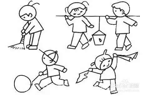 我能做的事情简笔画