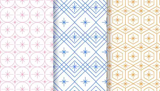 简约几何图案背景矢量素材aieps