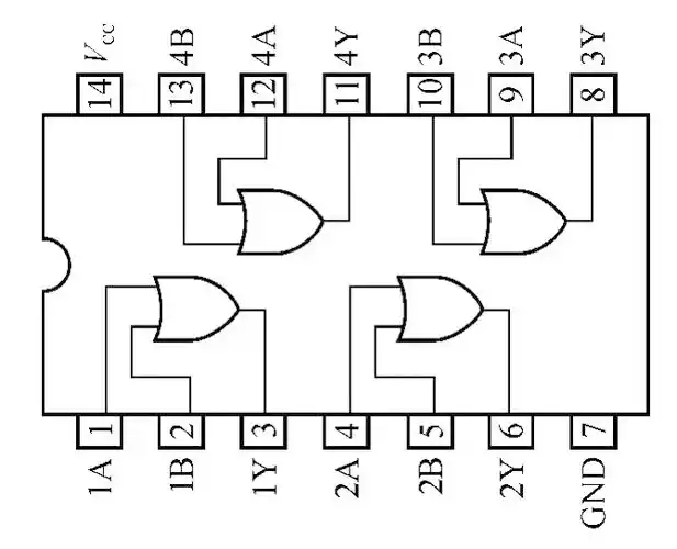 74ls30 八输入与非门图6-185 74ls20 四输入端二与非门图6-184 74ls10