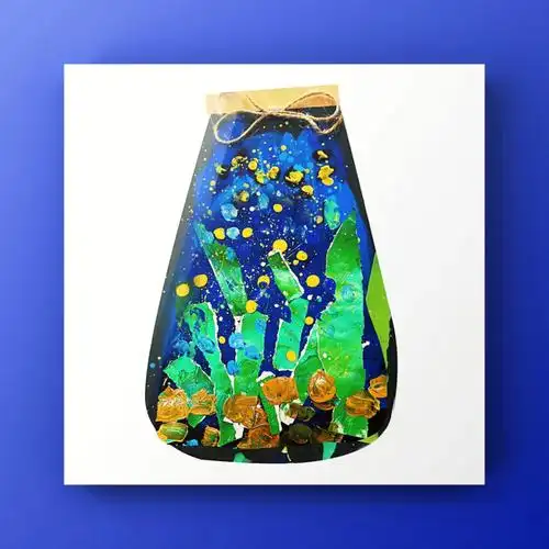 儿童创意美术课程闪闪萤火虫