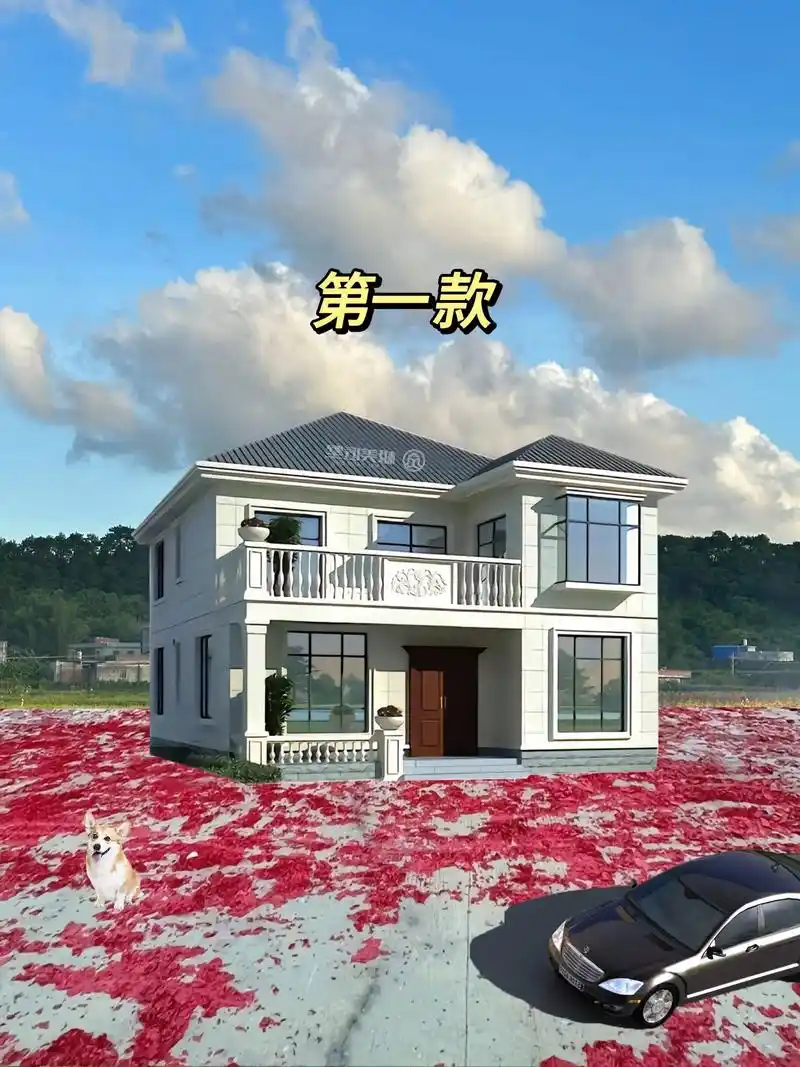 精选七款农村二层自建房,户型精美,有想要图纸的吗?#别墅设计 - 抖音