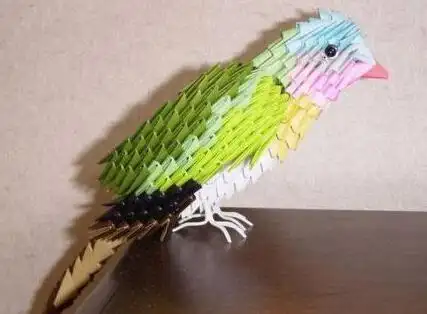 制作三角插折纸作品可以锻炼大脑愉悦身心.