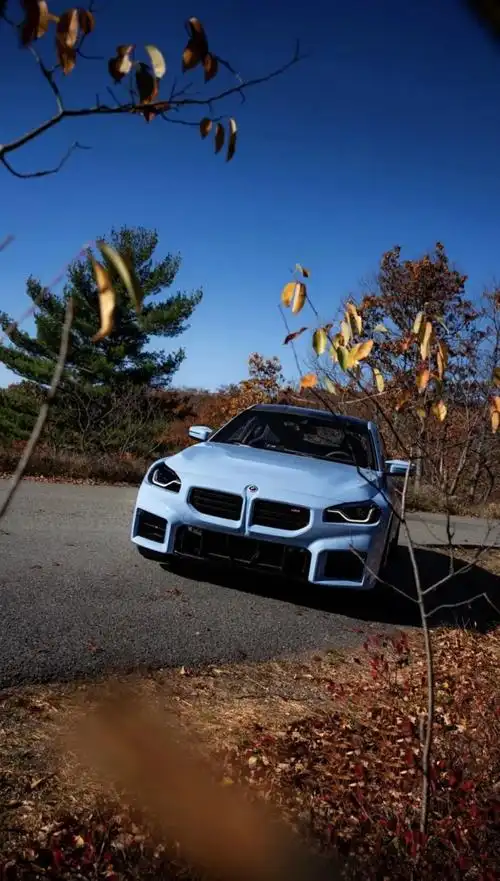 宝马m2赞德福特蓝美图来袭,广告色越看越好看.