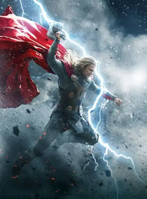 thor(雷神托尔,雷神索尔)odinson(奥丁之子)漫威超级英雄掌控雷电的