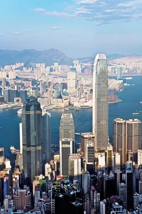 从太平山顶香港的城市视图高清图片下载-包图网